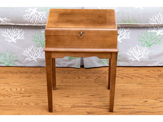 Classic Campaign Style Chest On Stand