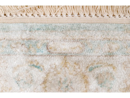 Hand-Knotted Wool Carpet, 4'-1 1/2