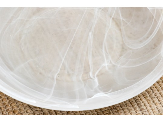 Decorative Glass Low Bowl