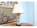 Chinese Famille Rose On Yellow Ground Gu Form Porcelain Table Lamp