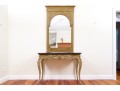 Louis XV Style Console Desk With Pier Mirror