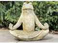 Cast Stone Zen Frog
