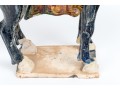 Decorative Chinese Tang Dyn. Style Glazed Ceramic Horse