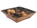 Decorative Printed Wooden Square Centerpiece Bowl