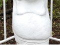 White Finished Cement Buddha