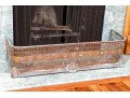 Antique Brass Fireplace Fender