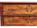 Antique Carved Chest Of Three Drawers