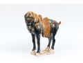 Decorative Chinese Tang Dyn. Style Glazed Ceramic Horse