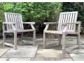 Pair Of Outdoor Classics Teak Armchairs