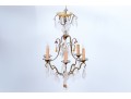 Louis XV Style Crystal Six Light Chandelier