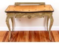Louis XV Style Console Desk With Pier Mirror