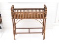 Wood And Rattan Planter