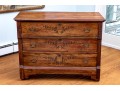 Antique Carved Chest Of Three Drawers