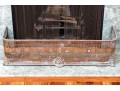 Antique Brass Fireplace Fender