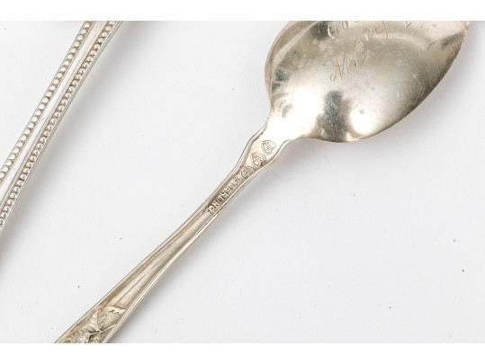 Four English Sterling Silver Serving Pieces