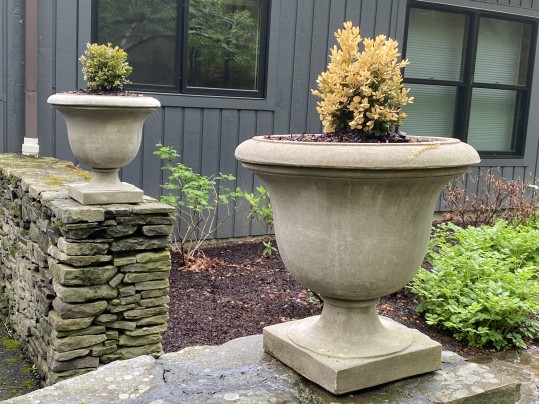 Pair Of Elegant Outdoor Planters