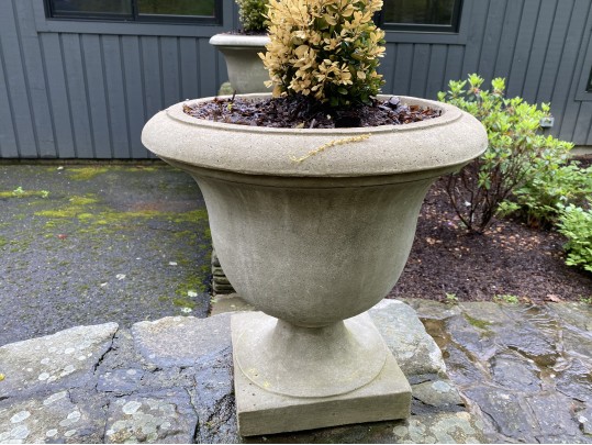 Pair Of Elegant Outdoor Planters