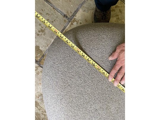 Fabulous River Stone Form Outdoor Coffee Table