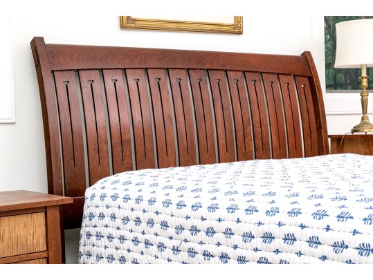 Stickley Furniture Cherry Mission Collection Queen Size Bedstead