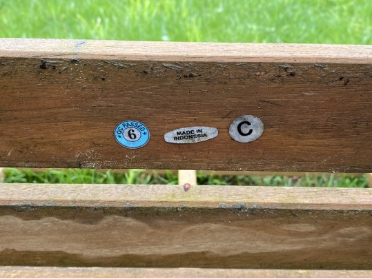 Elegant Teak Outdoor Garden Bench