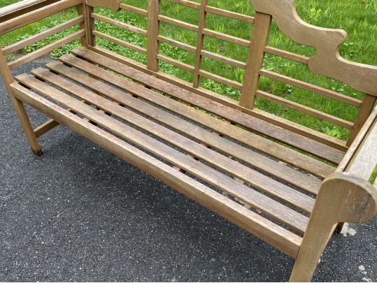 Elegant Teak Outdoor Garden Bench