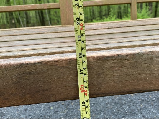 Elegant Teak Outdoor Garden Bench
