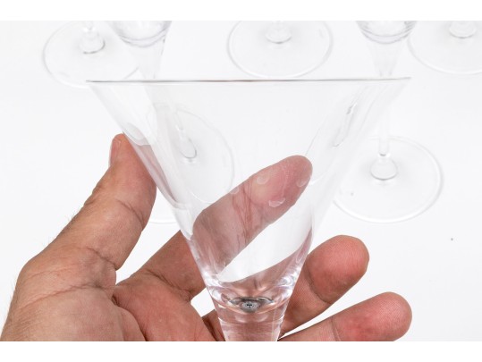 Eight Lenox Classic Oversized Martini Glasses