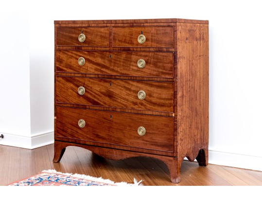 Antique Mahogany Bachelors Chest