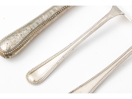 Four English Sterling Silver Serving Pieces