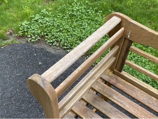 Elegant Teak Outdoor Garden Bench