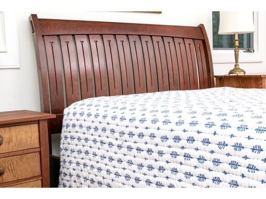 Stickley Furniture Cherry Mission Collection Queen Size Bedstead