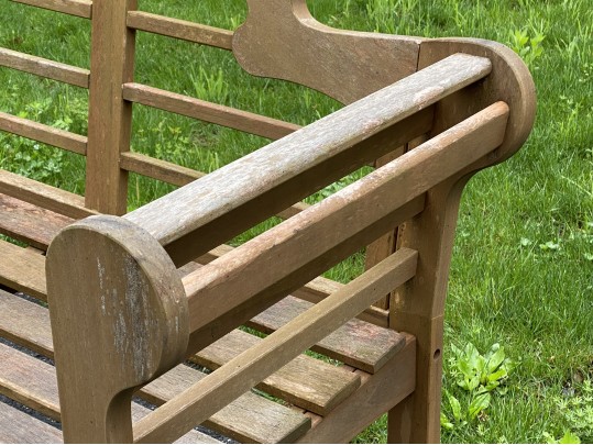 Elegant Teak Outdoor Garden Bench