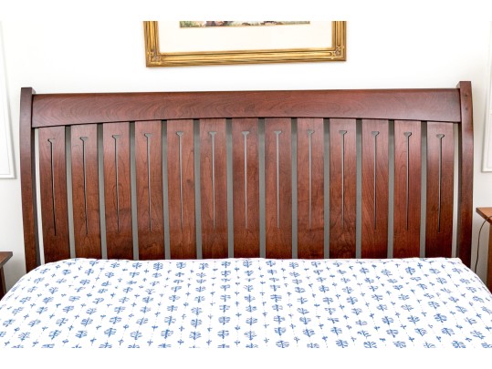 Stickley Furniture Cherry Mission Collection Queen Size Bedstead