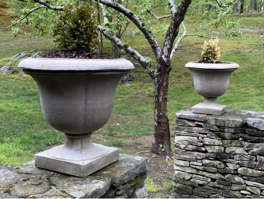 Pair Of Elegant Outdoor Planters