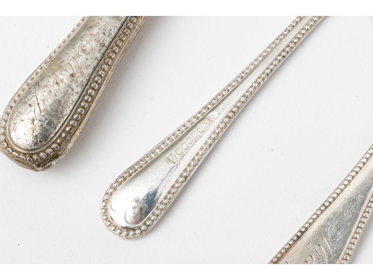 Four English Sterling Silver Serving Pieces