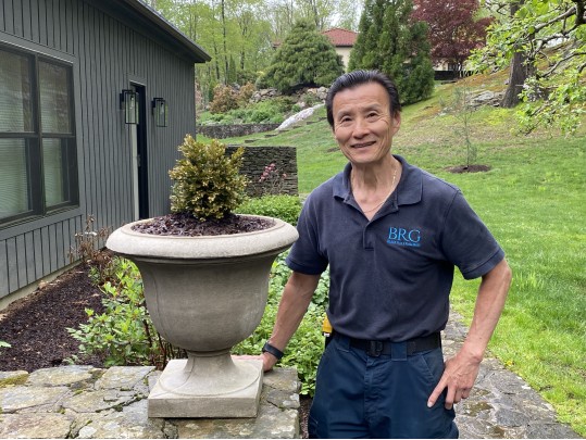 Pair Of Elegant Outdoor Planters