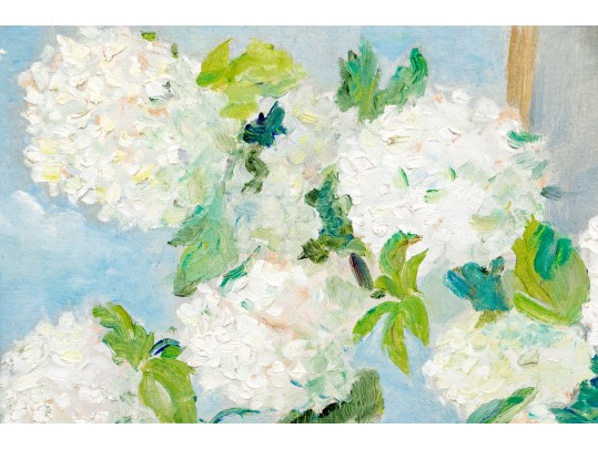 Mira Greenough Robison (American, 1865-1950) Oil On Canvas Board, Floral Still Life