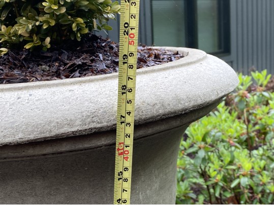 Pair Of Elegant Outdoor Planters