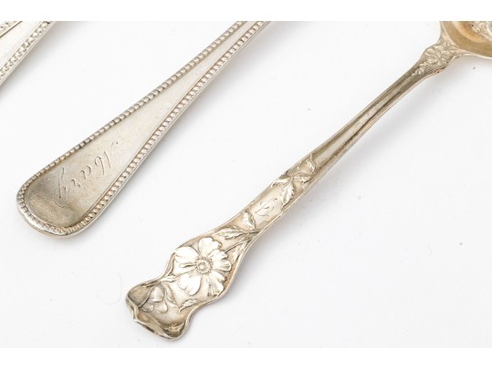 Four English Sterling Silver Serving Pieces