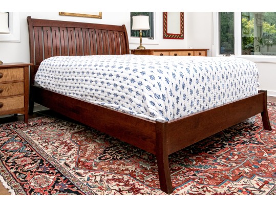 Stickley Furniture Cherry Mission Collection Queen Size Bedstead
