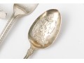 Four English Sterling Silver Serving Pieces