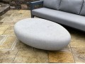 Fabulous River Stone Form Outdoor Coffee Table