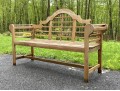 Elegant Teak Outdoor Garden Bench