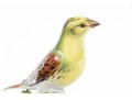 German Meissen Hand-Painted Porcelain Perched Yellowhammer Bird