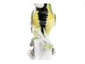 German, Meissen Hand-Painted Porcelain Perched Blue Titmouse Bird