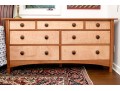 Stickley Inlaid Cherry Dresser Chest Of Drawers