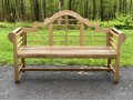 Elegant Teak Outdoor Garden Bench