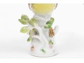 German Meissen Hand-Painted Porcelain Perched Yellowhammer Bird