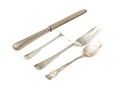Four English Sterling Silver Serving Pieces