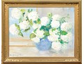 Mira Greenough Robison (American, 1865-1950) Oil On Canvas Board, Floral Still Life